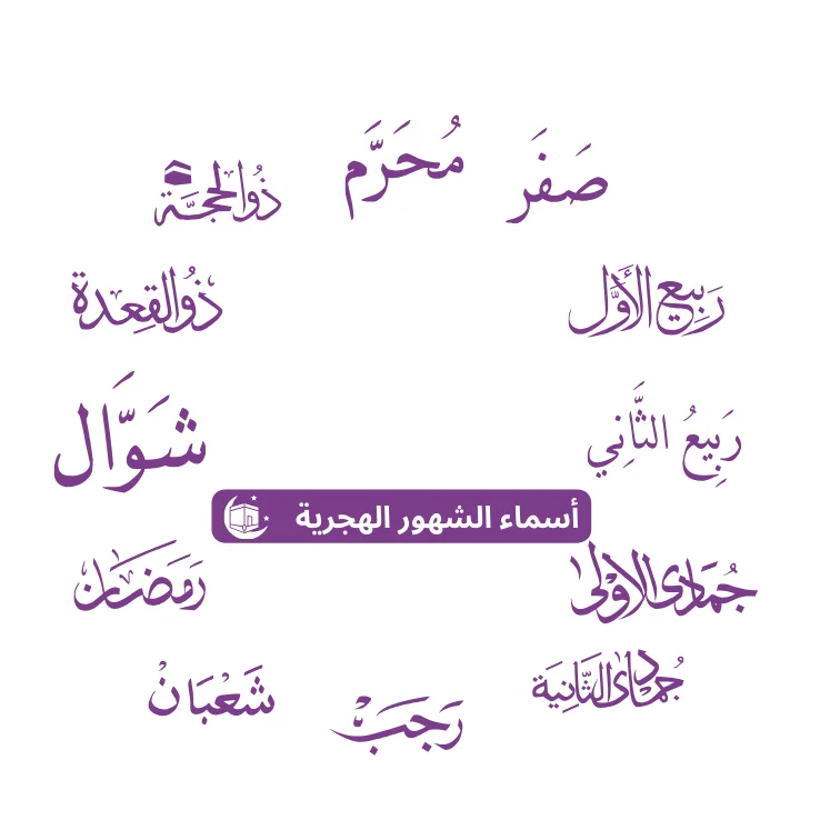 أسماء الشهور الهجرية بالترتيب في التقويم الهجرية