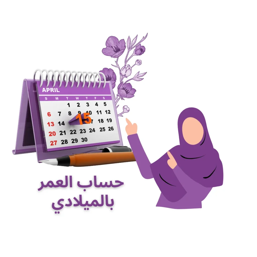 حساب العمر بالميلادي 1 حساب العمر بالميلادي لتحديد العمر بالسنوات والشهور والأيام بدقة وسرعة