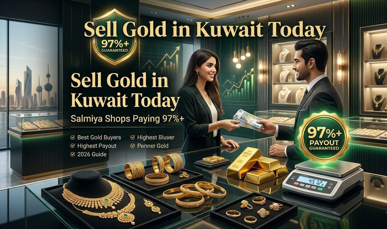 Sell gold in Salmiya Kuwait with highest paying gold shops and 2026 gold rates